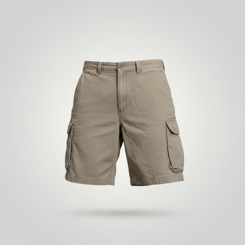 Polo Ralph Lauren Vintage Cargo Shorts Men 34 Tan Chino Utility Relaxed Fit